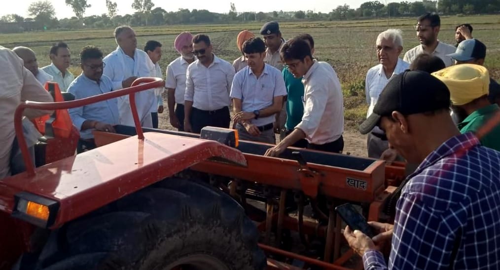 Farmers motivated for direct sowing