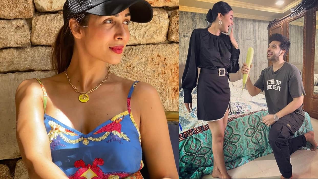 karan kundrra propose tejasswi prakash Panchayat 2 pradhan ji style and malaika bold look today celebrity update in 10 pictures