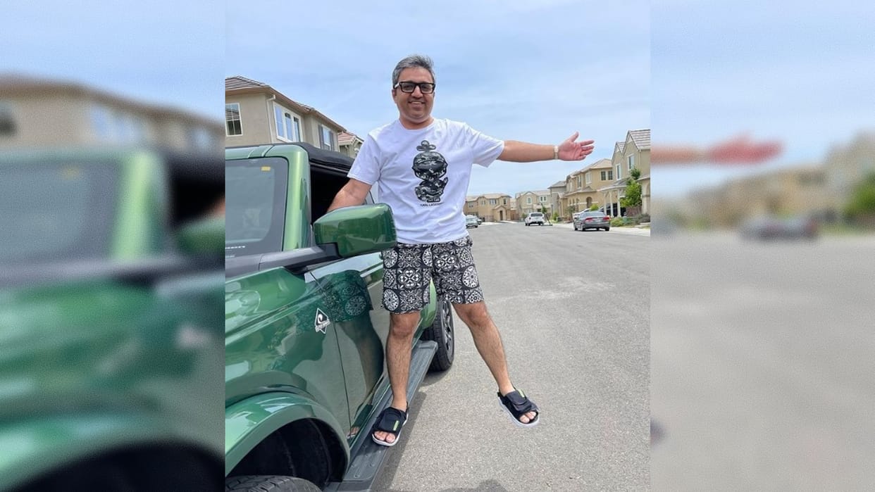 Shark Tank Ashneer Grover sister teases him as he poses goofily on car he says It is custom made for Rohit Shetty