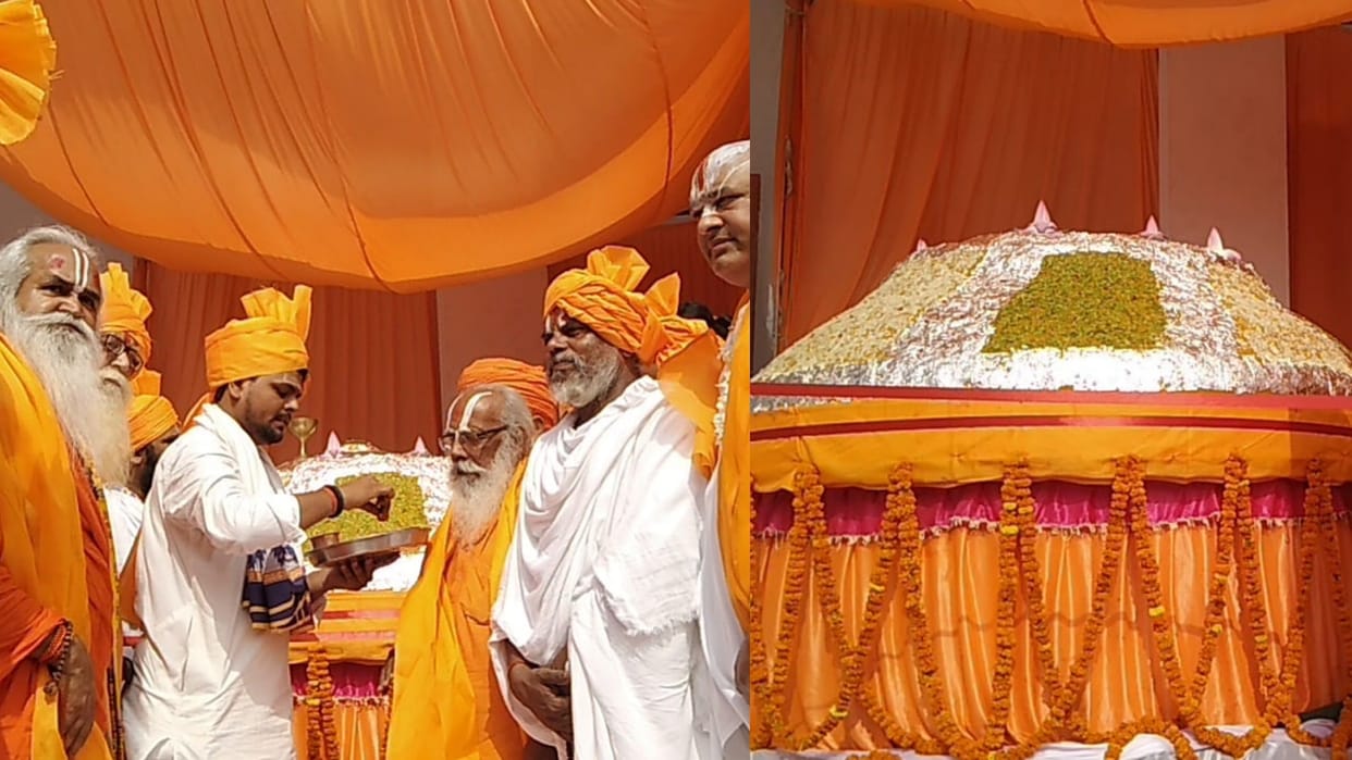 Birthday celebration of CM Yogi Adityanath in Ayodhya.
