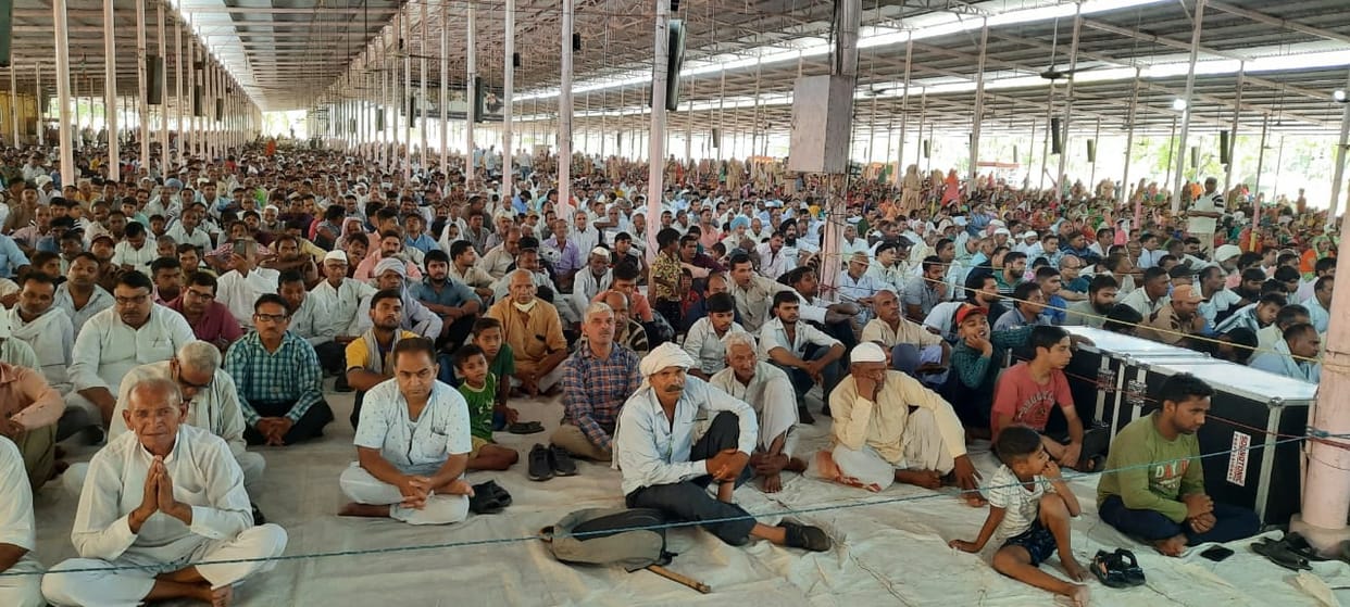 There was a flood of faith in the name discussion of satsang