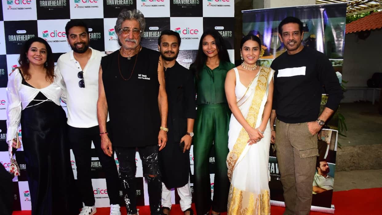 Dice Media hosted an exclusive screening of Bravehearts The Untold Stories of Heroes in presence of cast & crew and Bollywood industry friends