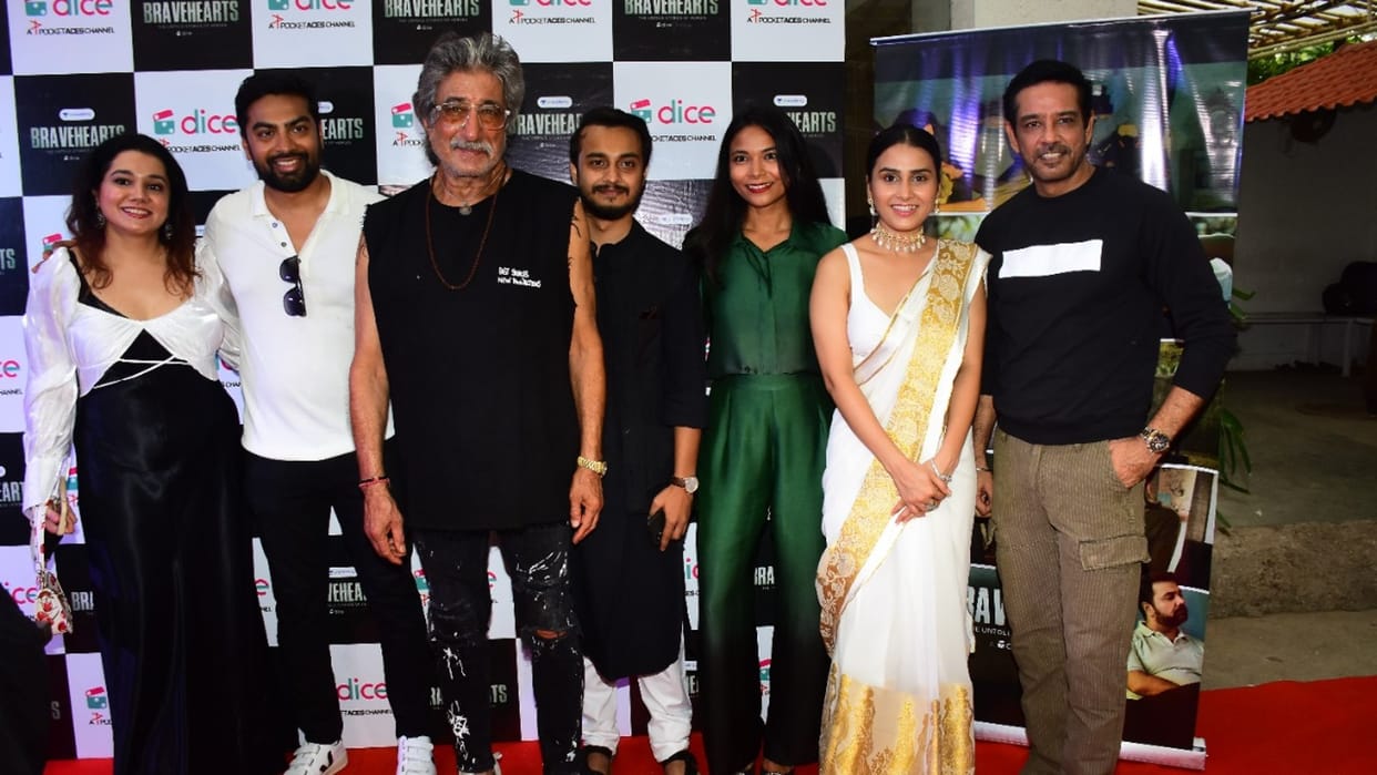 Dice Media hosted an exclusive screening of Bravehearts The Untold Stories of Heroes in presence of cast & crew and Bollywood industry friends