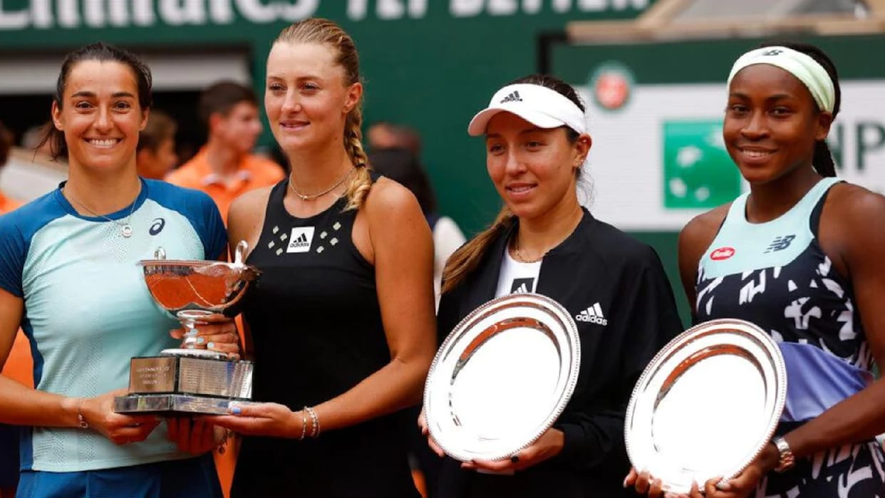 French Open 2022 Caroline Garcia Kristina Mladenovic became champion for the second time Coco Gauff lost in doubles with Jessica Pegula