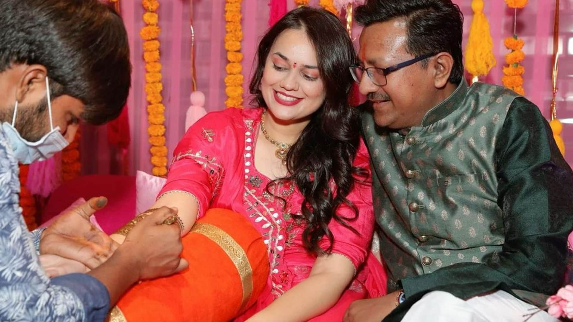 After one and a half months of marriage IAS Tina Dabi has shared her wedding pictures on social media