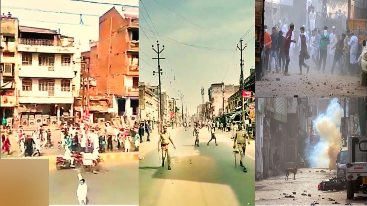 Kanpur Violence Video brought a new twist in Kanpur violence, signaled and the crowd broke down