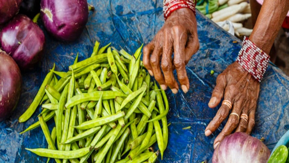 West bengal 102-year-old woman Lakshmi Maity sells vegetables to support family