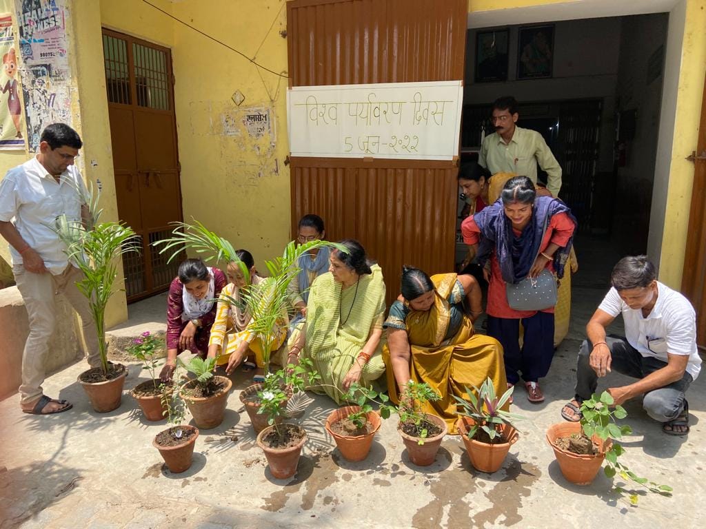 Harishankari plant planted on World Environment Day