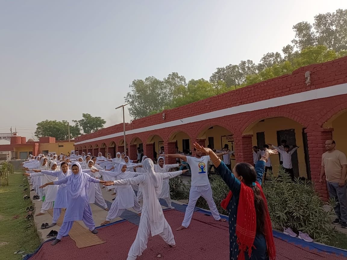 Mantra given to people for health through yoga