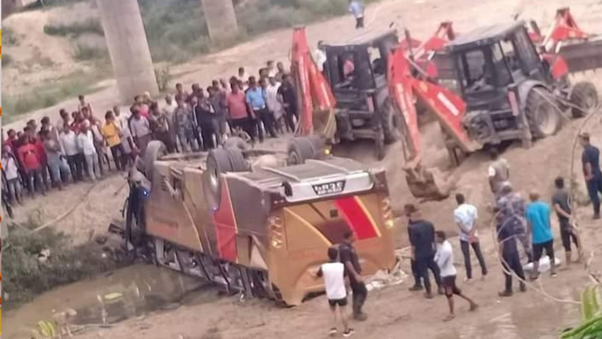 Many dead and injured after bus falls into Rohini river in Nepal