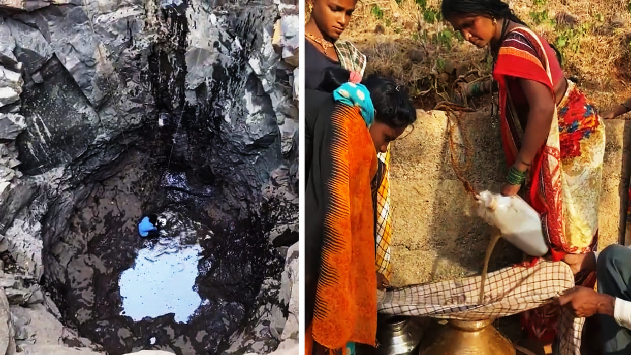 nasik water crisis villagers facing acute water crisis amid scorching heat
