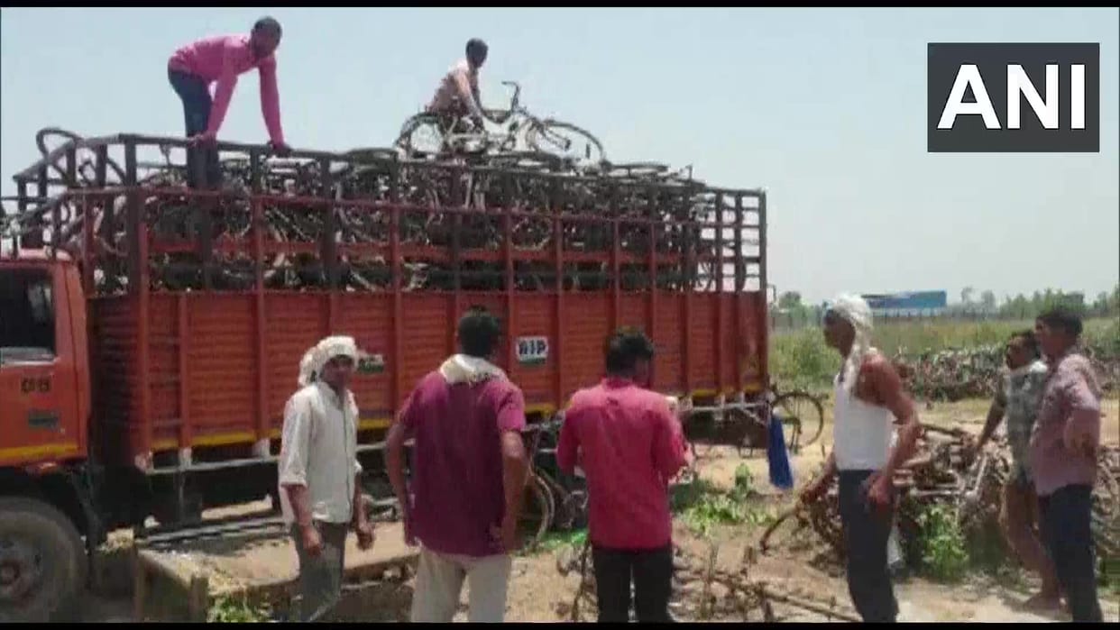 Saharanpur DM said on the bicycle auction of migrant laborers could not contact them, will put the amount in the accounts