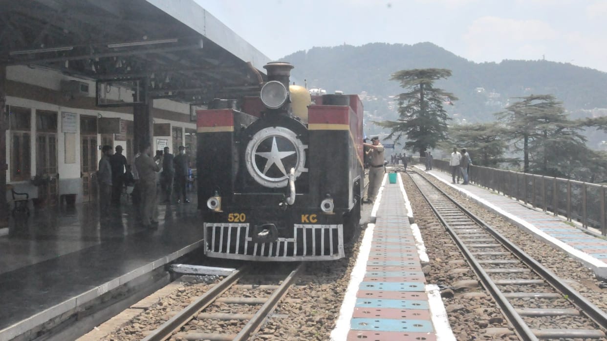 117 year old Steem Engine after two years on shimla-kalka heritage railway track