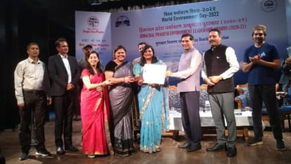 World Environment Day 2022: state level award to Vandna for water purifying technique