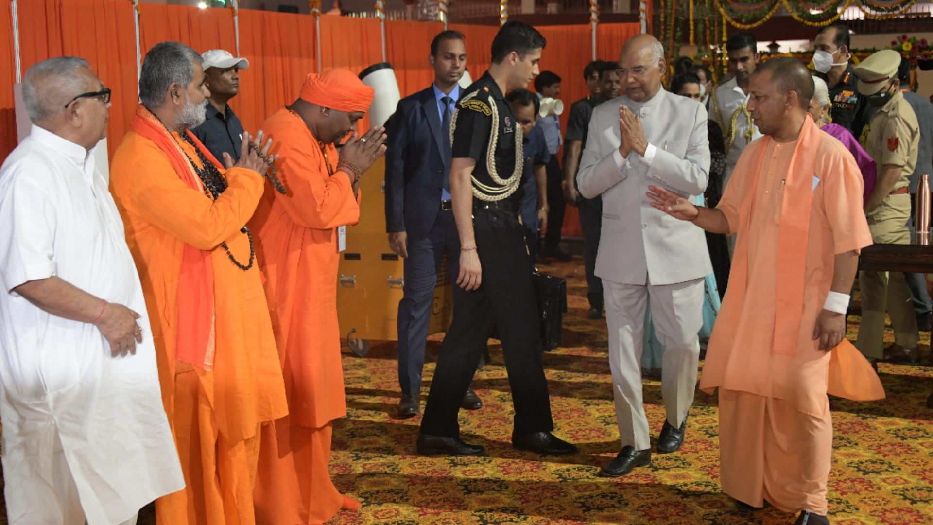 President Ramnath kovind Visit Gorakhnath