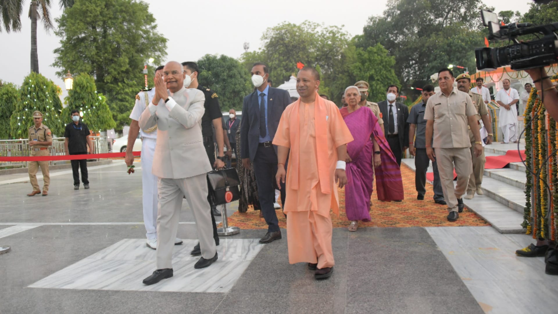 President Ramnath kovind Visit Gorakhnath