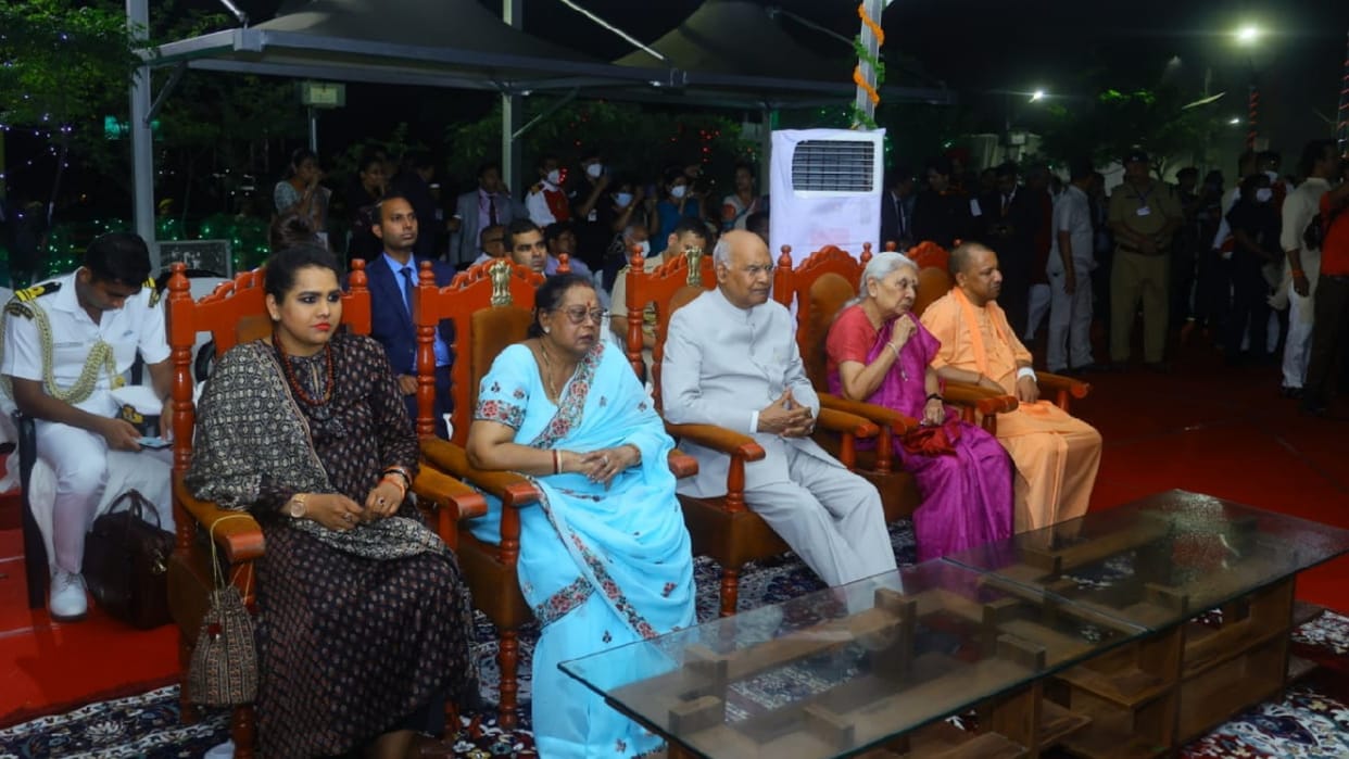 President Ramnath kovind thrilled to see Shiva orgy on Naya savera in Ramgarh Tal