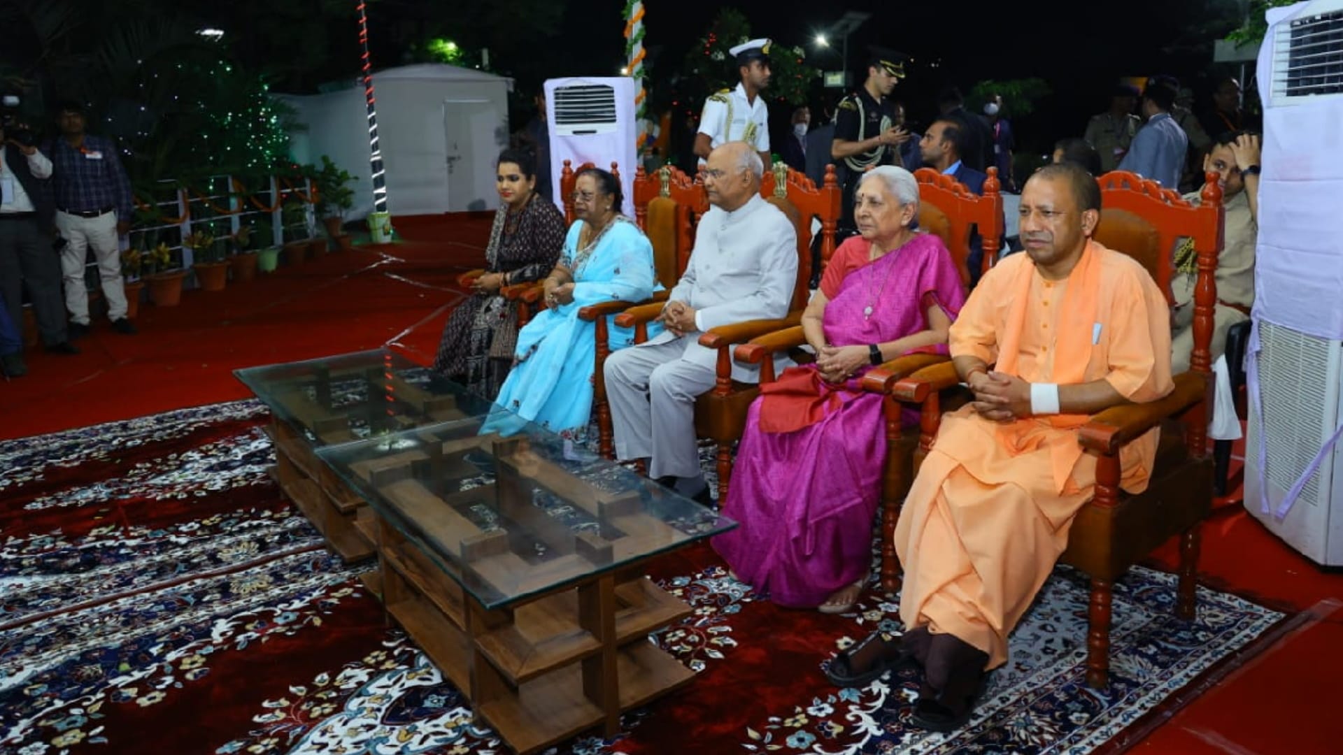 President Ramnath kovind thrilled to see Shiva orgy on Naya savera in Ramgarh Tal
