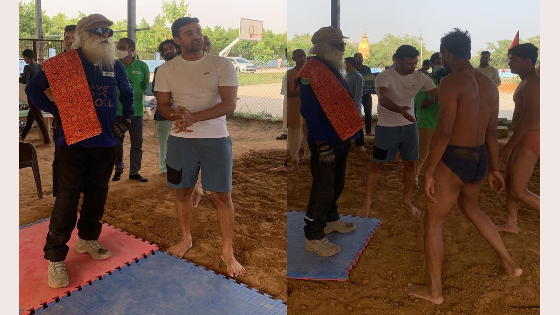 Commonwealth winning wrestler Sangram Singh associated with Sadhguru Save Soil Campaign said mitti humari maa hai
