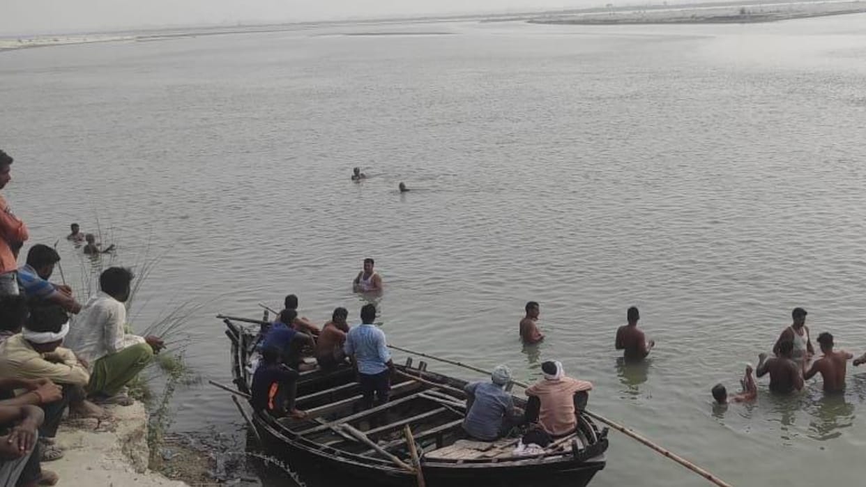 Two died after get drowned in Sarayu river in Ambedkar nagar.