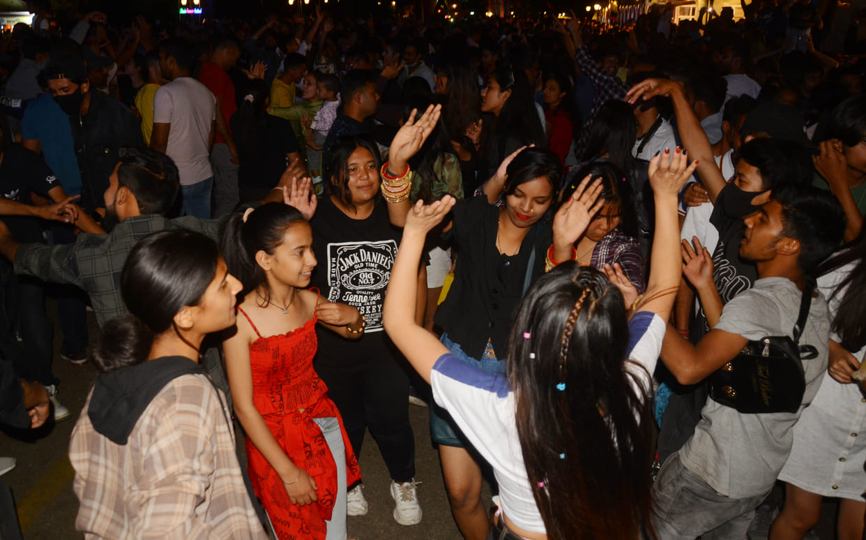First cultural evening in the name of police band, Shimla danced on songs