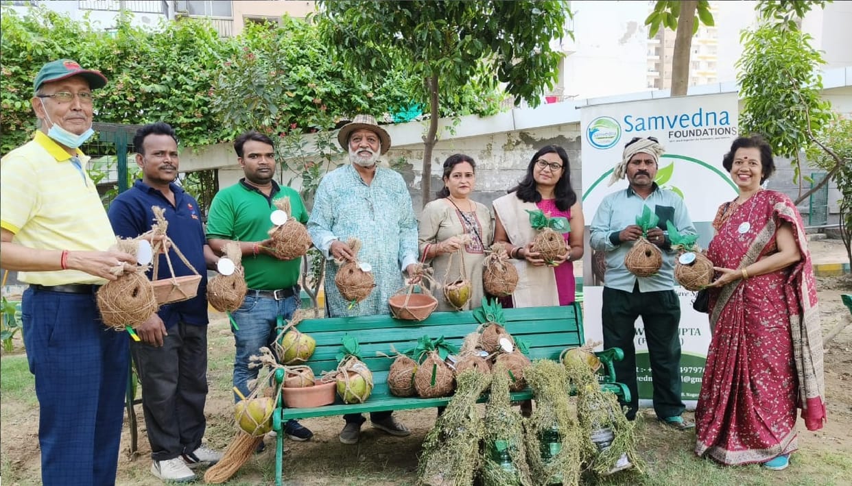 World Environment Day conservation of sparrows samvedna foundation
