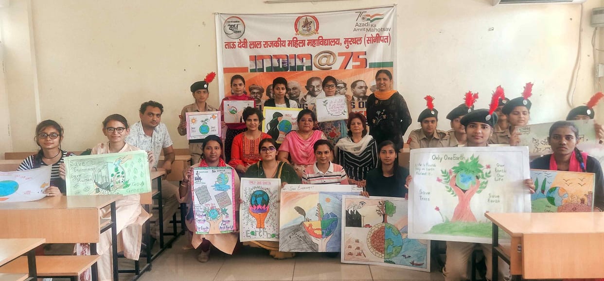 Message of environmental protection by taking out awareness rally