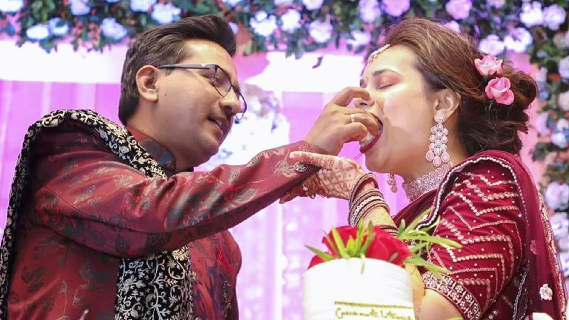 After one and a half months of marriage IAS Tina Dabi has shared her wedding pictures on social media