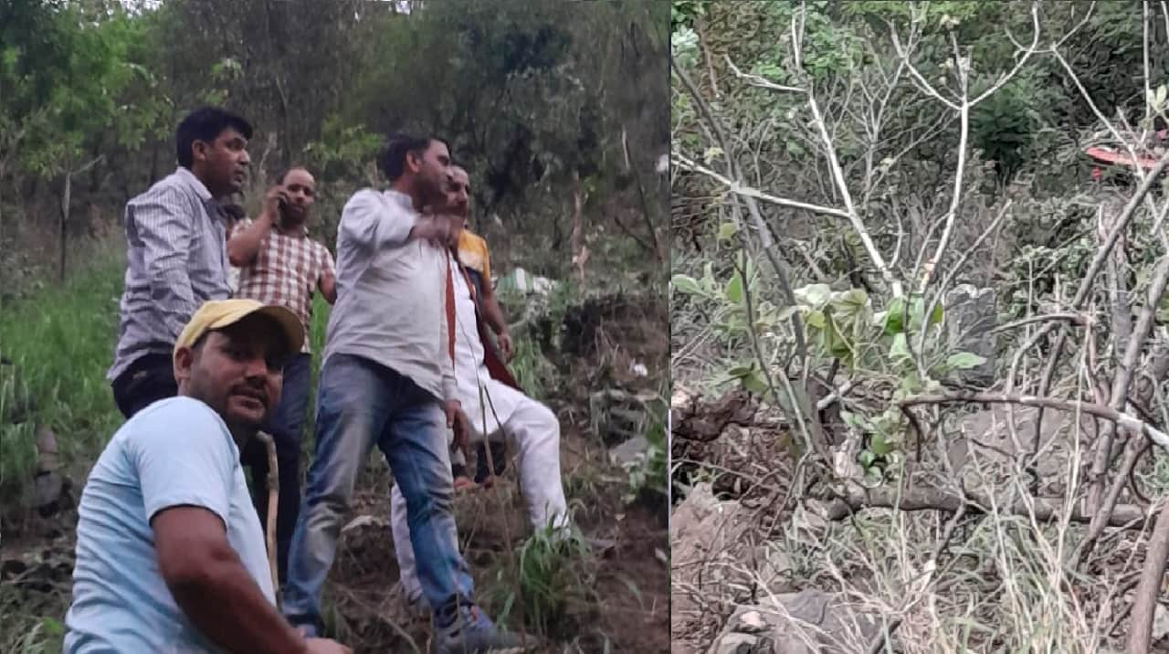 uttarakhand bus accident dead bodies were hanging on the trees See Photos