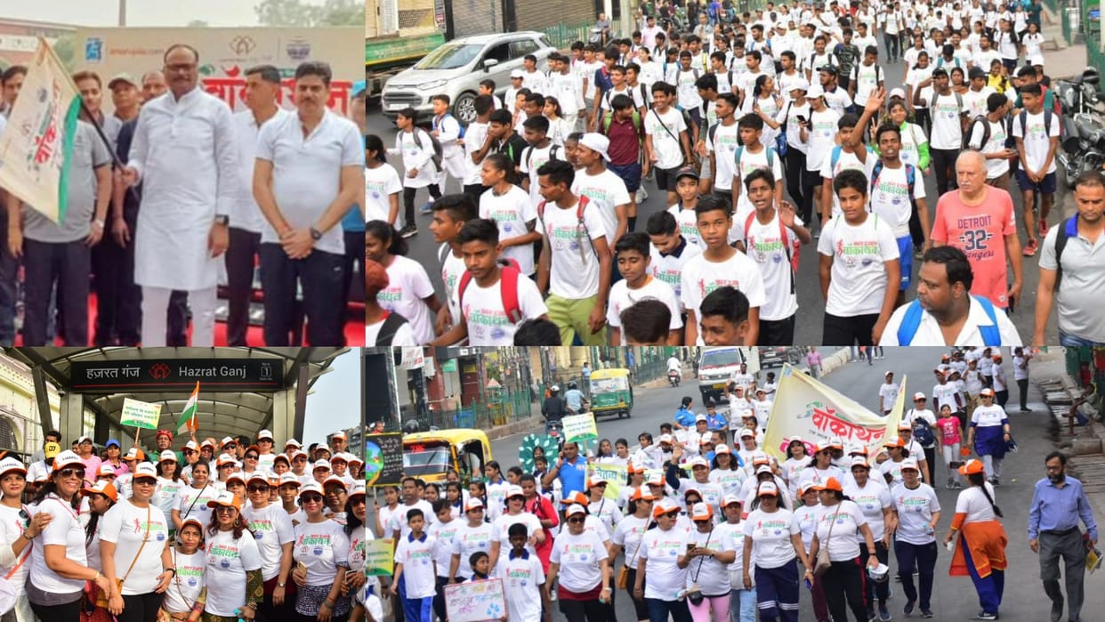Amar Ujala WALKATHON on World Environment Day.