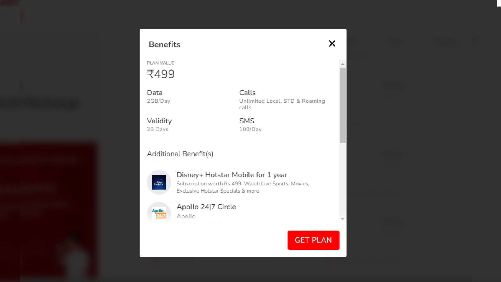 Airtel 499