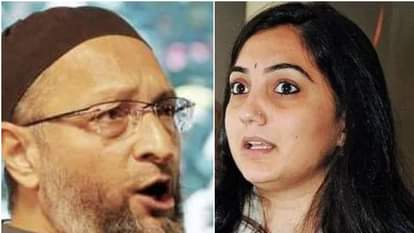 ओवैसी और नुपुर शर्मा