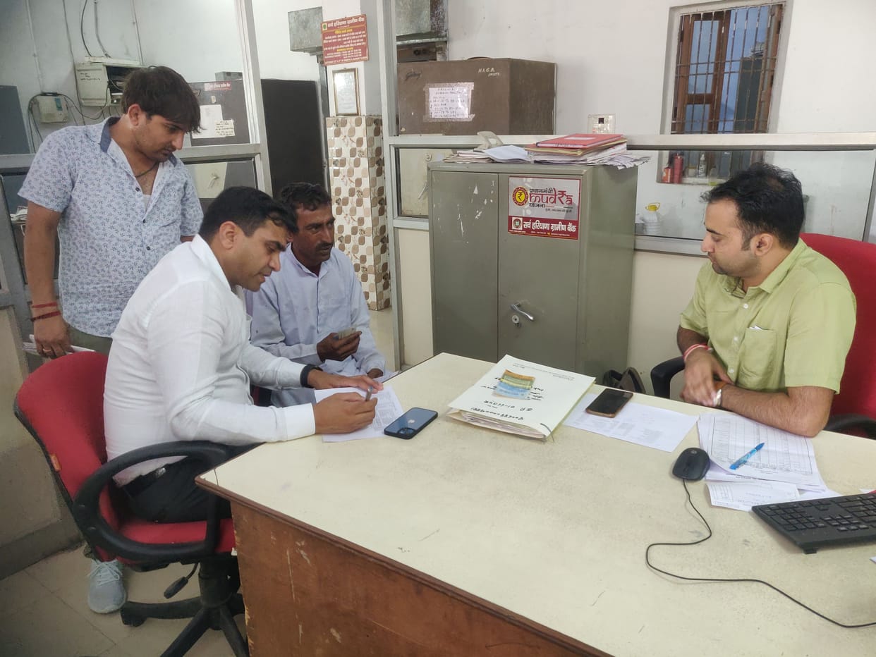 DC reached bank branch to inspect, manager found absent, beneficiaries also complained