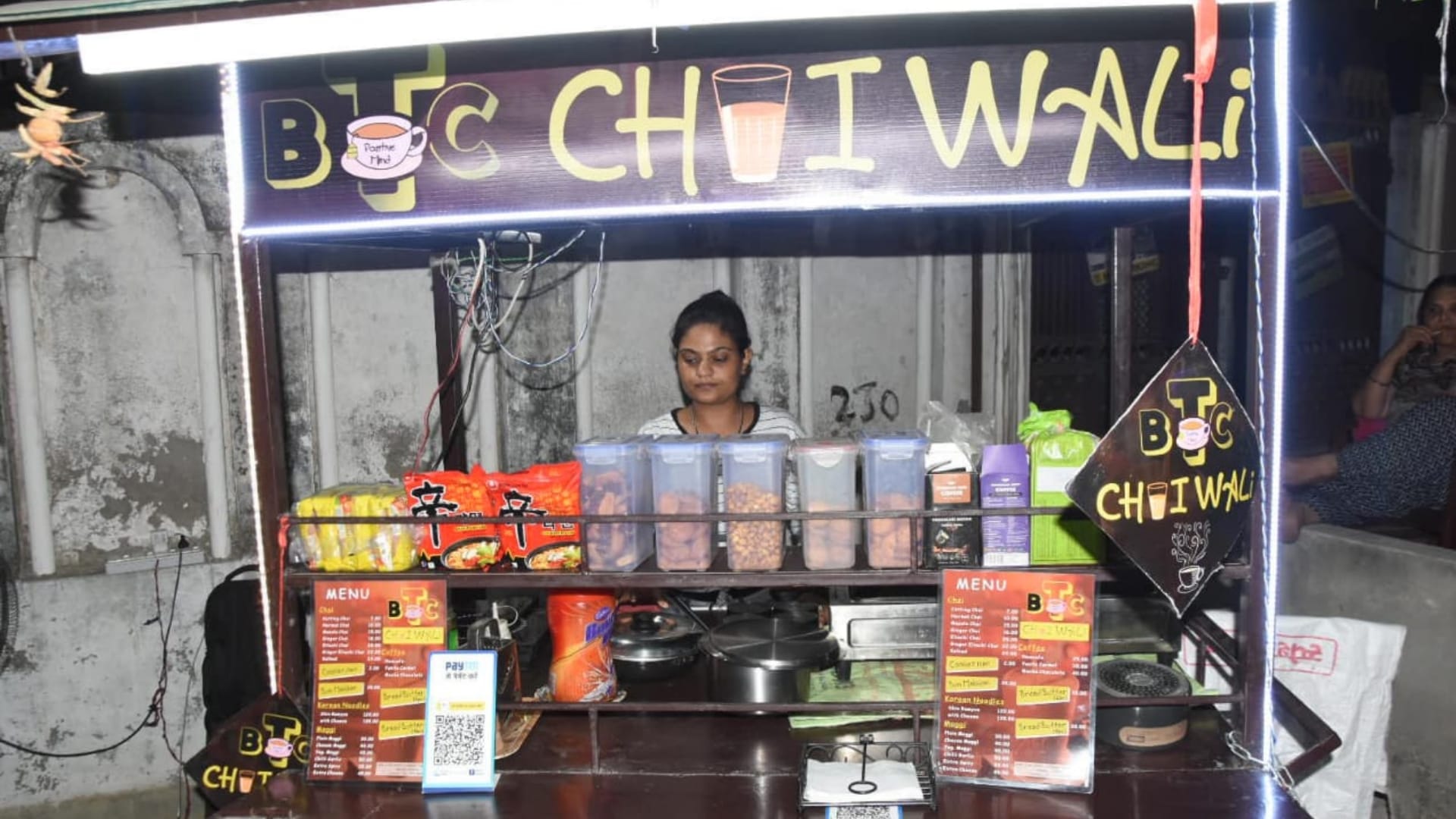 Read about BTC chai wali from Lucknow.