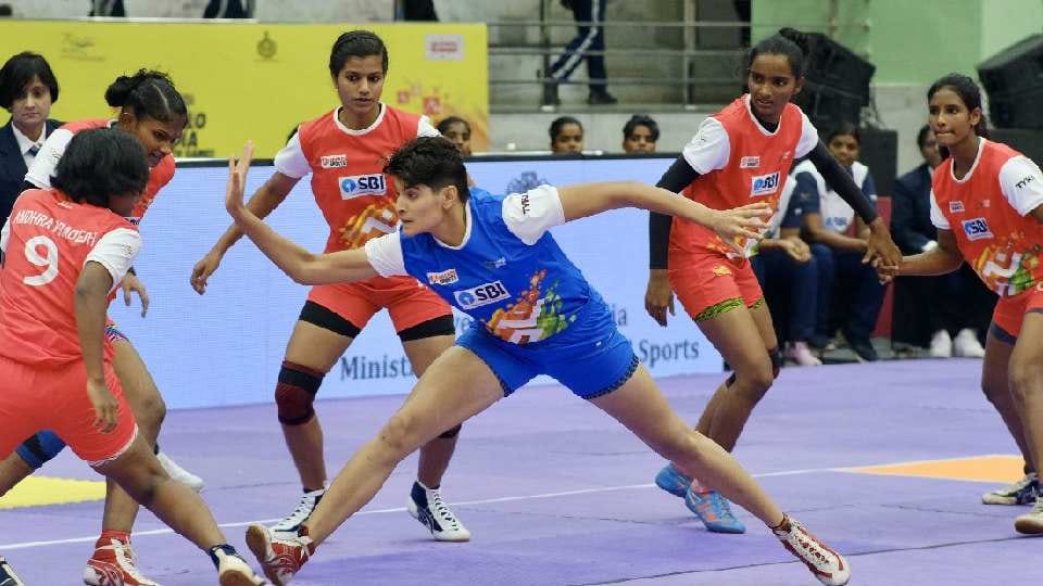 Haryana women kabaddi team reached final of Khelo India Youth Games 2021
