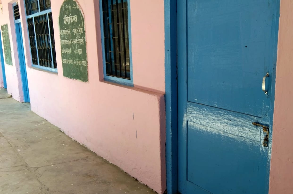 Locks hanging in four rooms of Dhalpur school for years