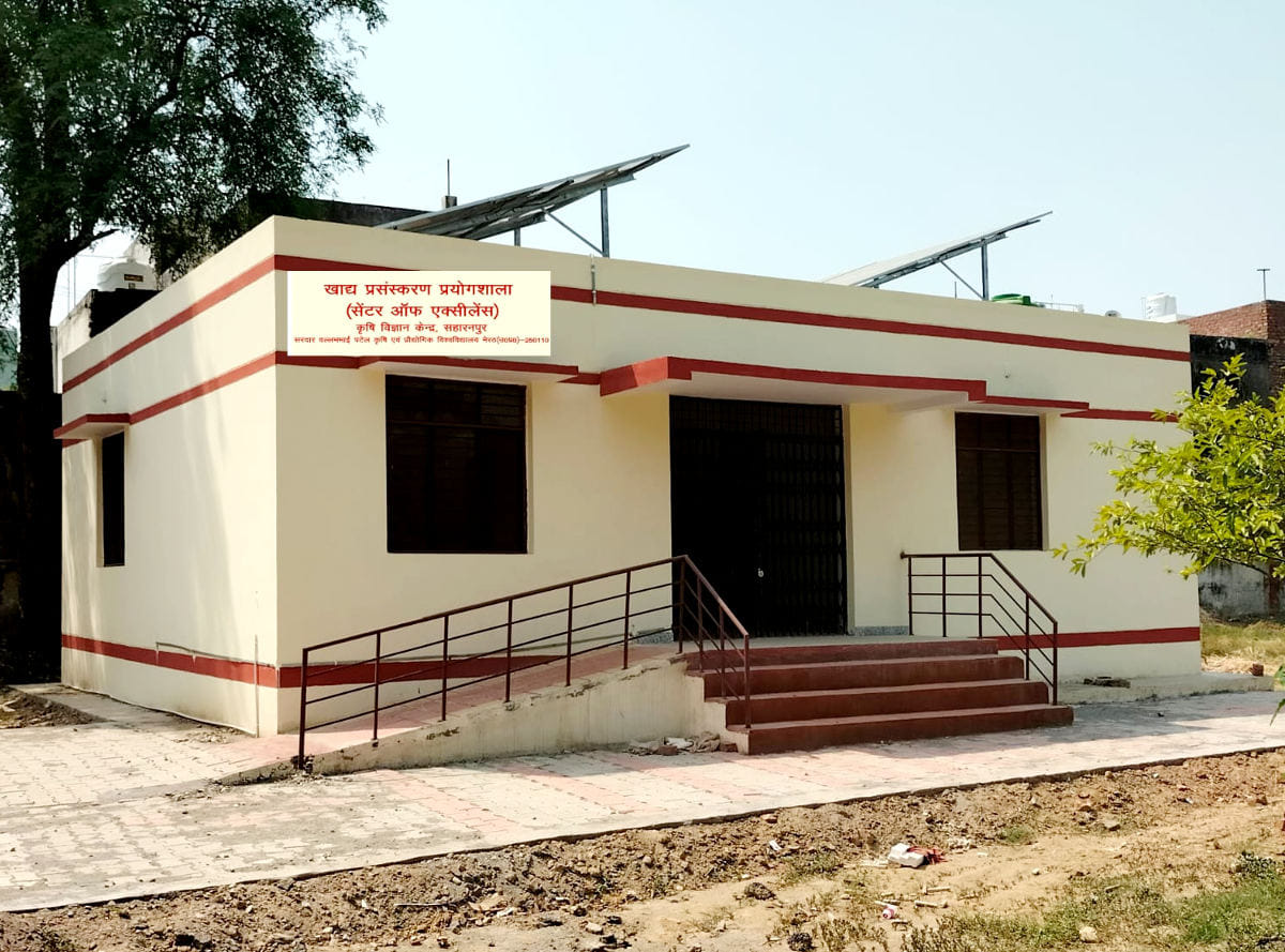 Food processing laboratory building ready, waiting to be transferred