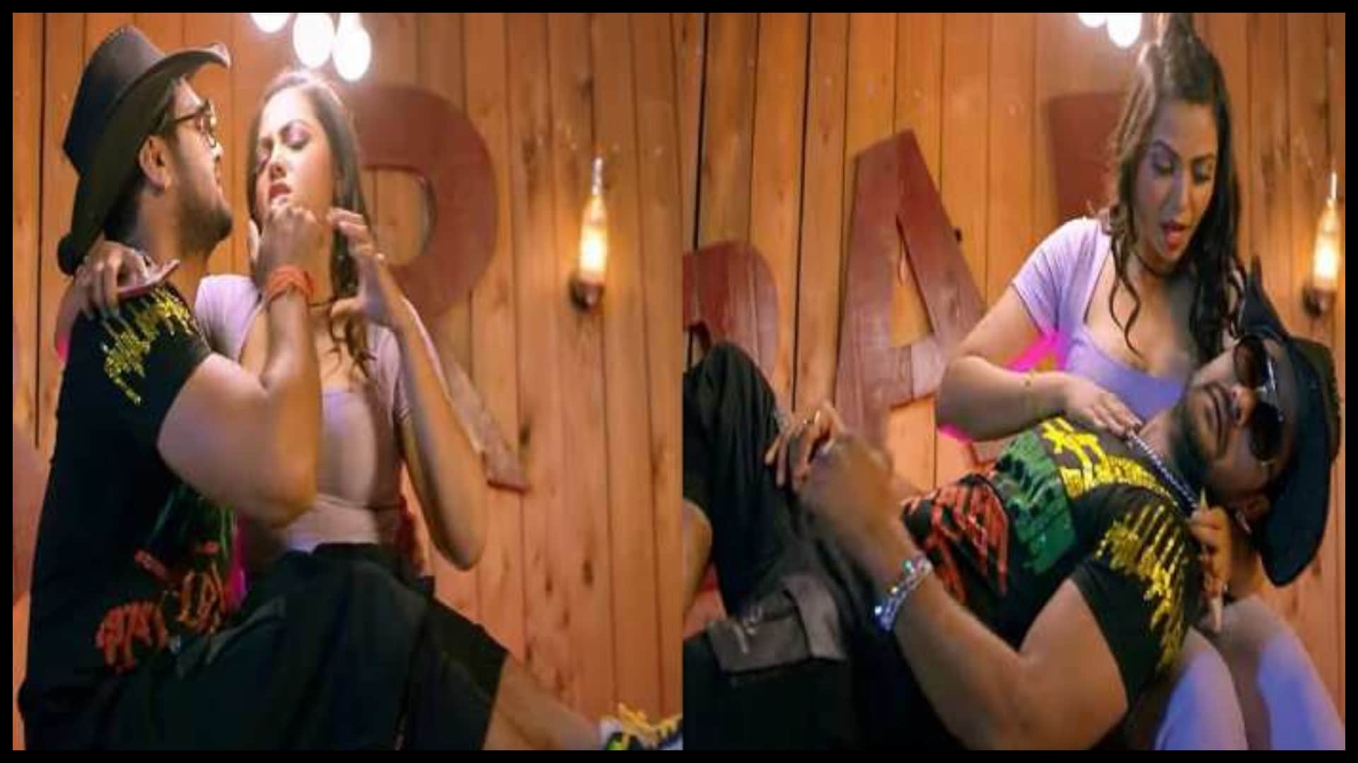 Bhojpuri: Khesari lal yadav dances with akshara singh on song aaja reel pe dekhawatani watch viral video here