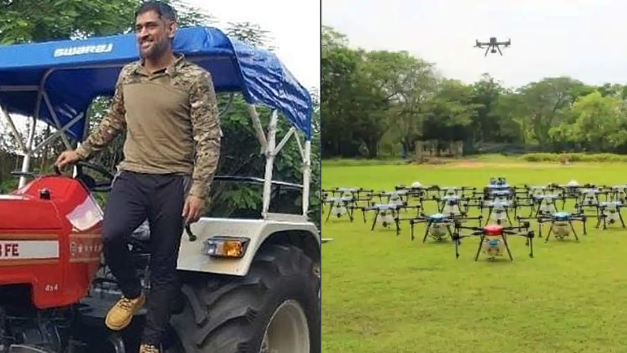 MS Dhoni buys Shares in Indian Drone Company Garuda