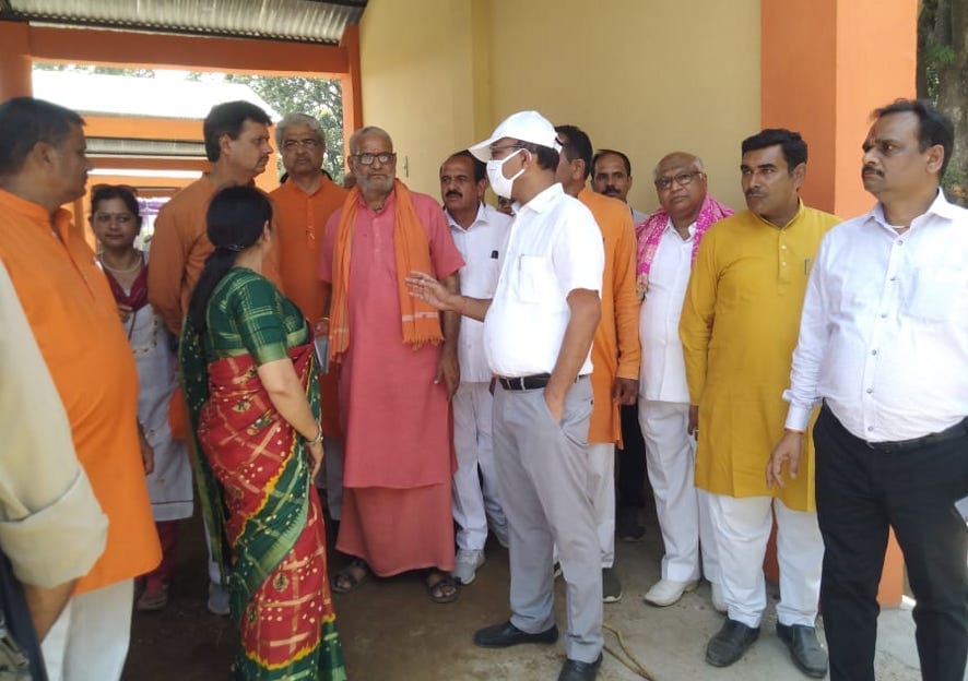 Mohanpur Cow Protection Center will be developed as Adarsh ??Gaushala