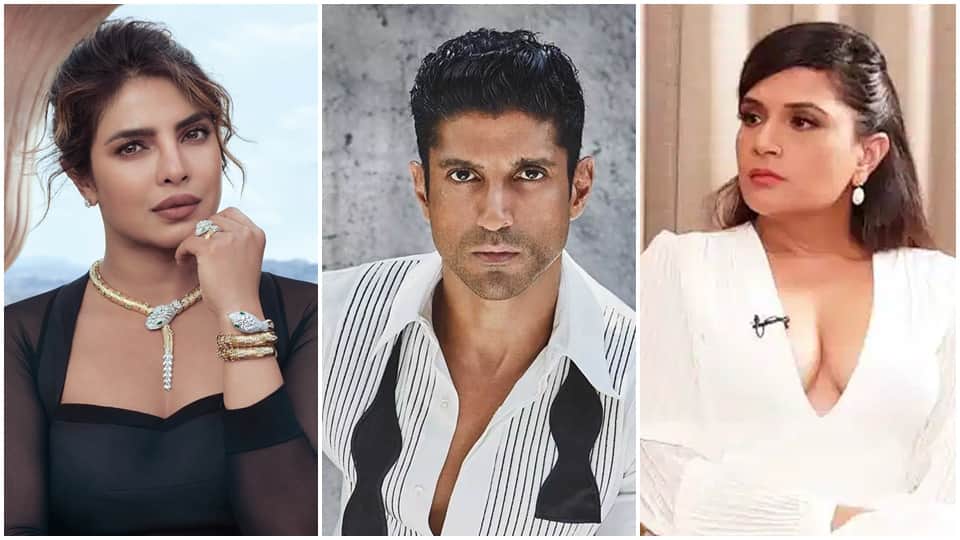 priyanka chopra farhan akhtar and richa chadha slams perfume ads for promoting gang rape culture