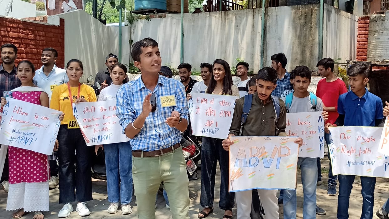 central university of himachal pradesh ABVP ultimatum for demands till 10 June 2022