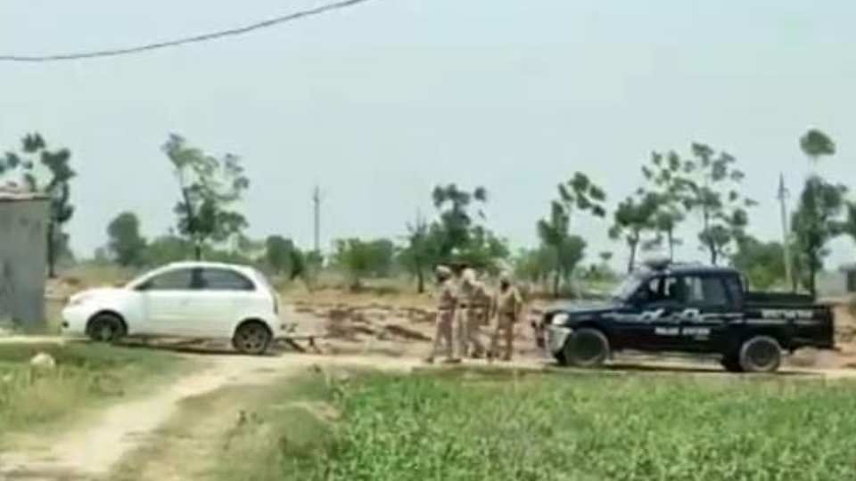 Punjab Police raids at house of sharp shooter Roopa in Tarn Taran