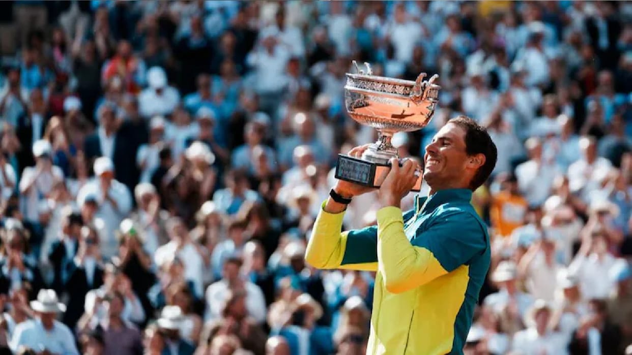 Rafael nadal becomes oldest player to win French Open at the Age of 36 won 14th Crown