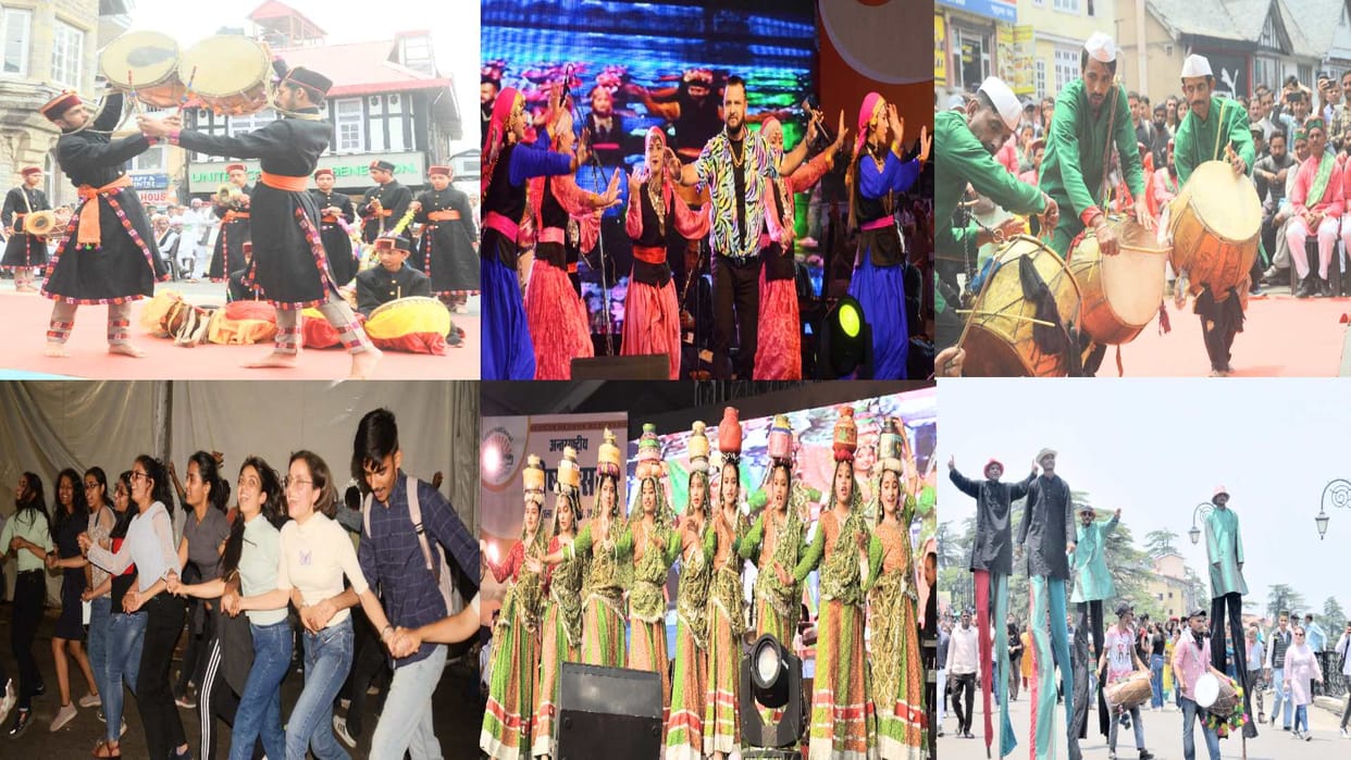 Shimla Summer Festival: In the second cultural night, Kuldeep sharma gave spectacular performance, Bajantris mesmerize people by the Dev Dhun