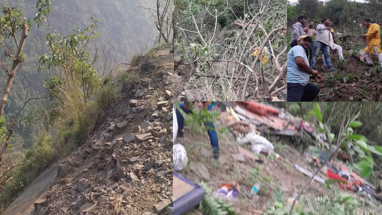 Uttarakhand Bus Accident, Dangerous part near Damta on Yamunotri Highway, See Photos