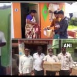 कांग्रेस दफ्तर में चड्डी भेजते आरएसएस कार्यकर्ता