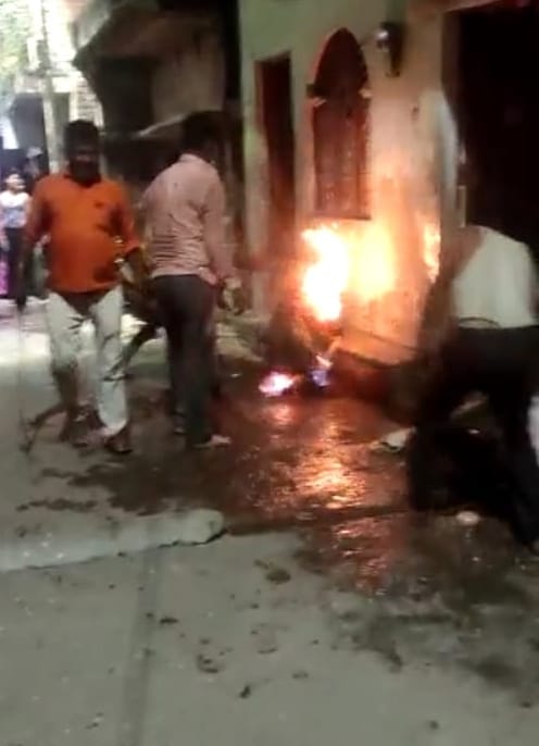 fire brigade stuck in jaam while on call