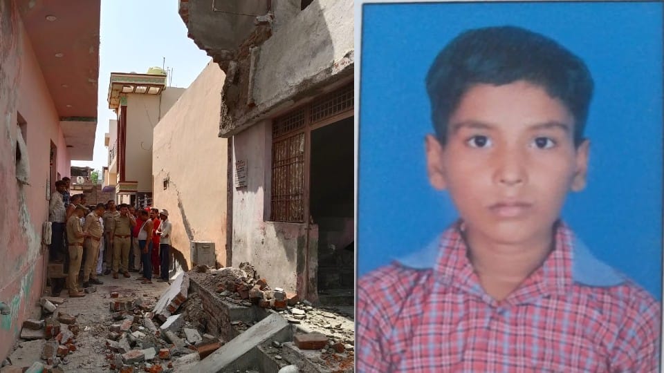 14-year-old teenager dies after the balcony collapses of the house in Agra