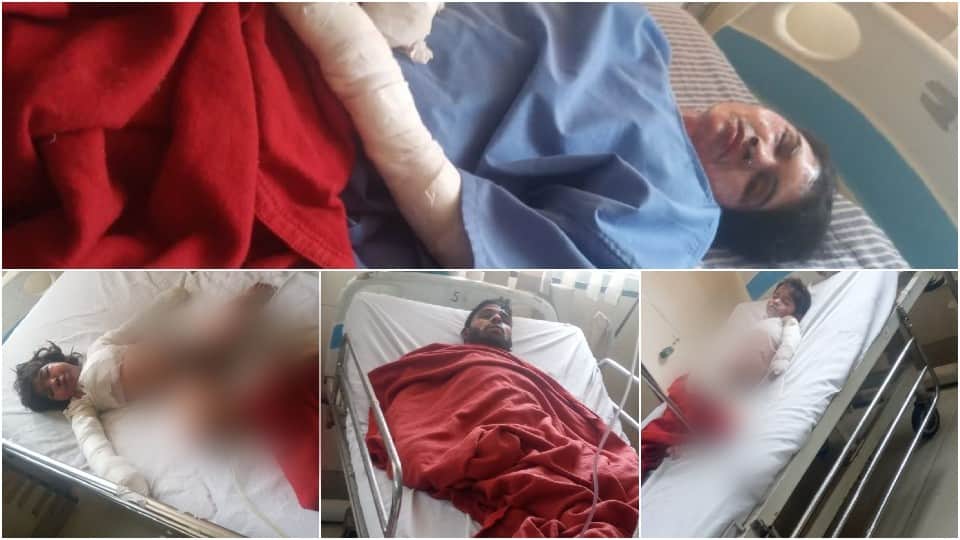 Father set fire the room after locked son family in agra